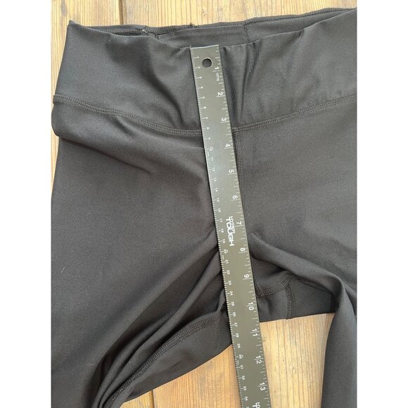 Nike Dri-Fit Capri Length Leggings Womens M Black 22" inseam Gym - Picture 6 of 7